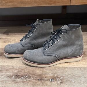 Red Wing Shoes Charcoal Leather Men's Boots